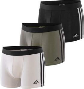 Men&#39;s boxer shorts in stretch cotton Adidas 4A2M02 TRI-PACK 