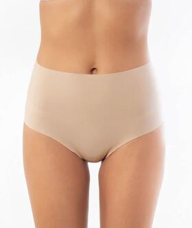 Sielei Invisible Cotton 15119 women&#39;s high-waisted briefs in laser-cut stretch cotton with lace 