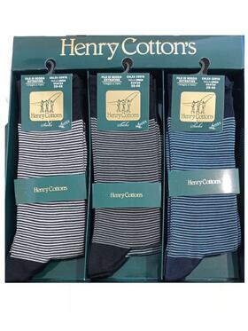 Мужские короткие носки Генри Коттона HC514 из эластичной ткани 