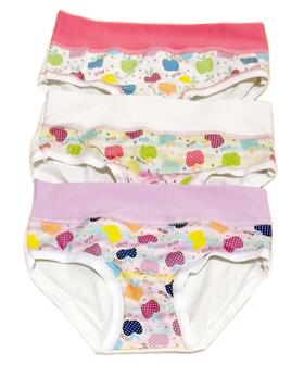 Slip bambina fascia alta in cotone elasticizzato Kika 518/A 