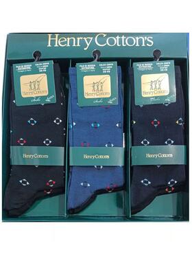 Мужские короткие носки Генри Коттона HC524 из эластичной ткани 