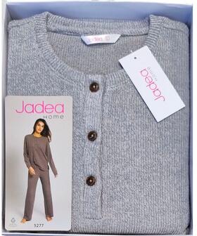 Pigiama donna in jersey di viscosa a coste Jadea Home 5277 