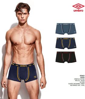 Boxer uomo in cotone elasticizzato Umbro UIB5421 