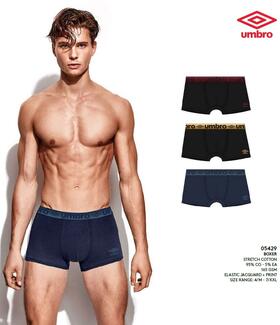 Boxer uomo in cotone elasticizzato Umbro UIB5429 