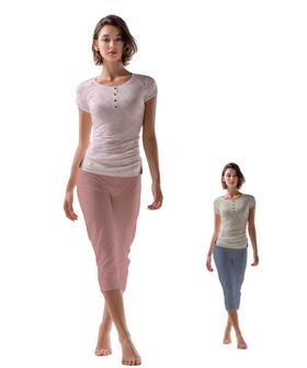 Pigiama donna a manica corta in jersey di cotone Cippi 5761 