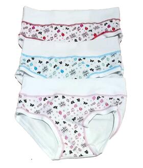 Slip bambina fascia alta in cotone elasticizzato Kika 616/A 