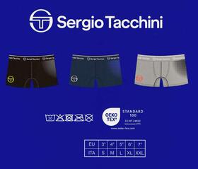Men&#39;s boxer shorts in stretch cotton Sergio Tacchini 7007B 