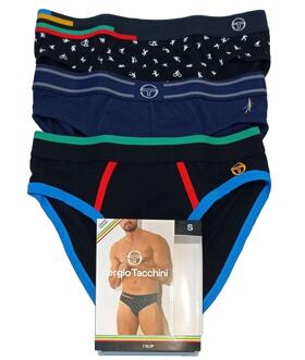 Fashion men&#39;s briefs in stretch cotton Sergio Tacchini 7010S 