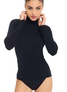 Long-sleeved turtleneck sweater in Pura cashmere P0714M 