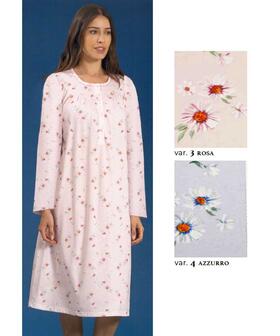 Linclalor 75185 long sleeve cotton jersey nightgown 