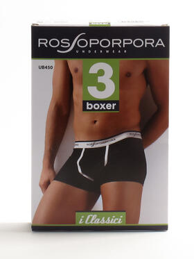 Boxer uomo Rosso Porpora UB450 ( tri-pack) 