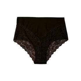 Women&#39;s laser cut midi briefs with lace Jadea 8016 