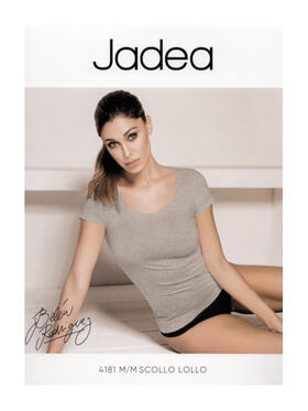 T-shirt donna in cotone modal Jadea Basic 4181 