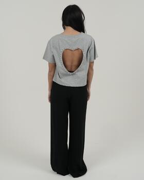 T-SHIRT DONNA CUORE MANICA CORTA FIORENZA AMADORI 8687
&nbsp; 