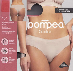 Женское бразильское бикини из микрофибры Pompea Seamless 89624254 