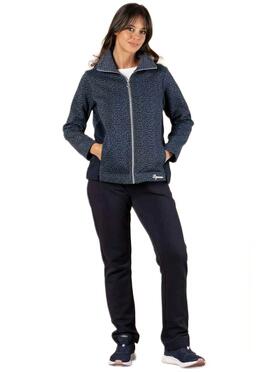 Tuta donna in cotone felpato con zip Fratelli Campagnolo 8Q76468 