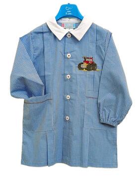 Andy&amp;Gio&#39; child nursery apron 90208 Tractor embroidery 