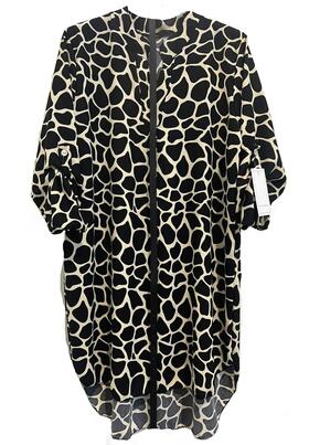 CAMICIA MAXI DONNA ANIMALIER FIORENZA AMADORI 9057 