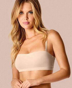 Padded bandeau top in recycled microfiber Infiore art. 956 