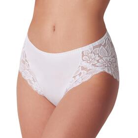 Slip donna midi in cotone-modal con pizzo Cotonella ADC89 