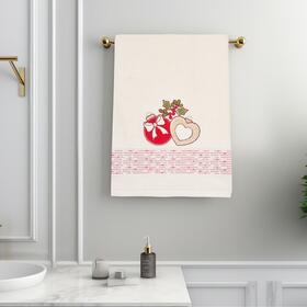 НАБОР ИЗ 2 РОЖДЕСТВЕНСКИХ МАХРОВЫХ ПОЛОТЕНЦИЙ VINGI AURORA 