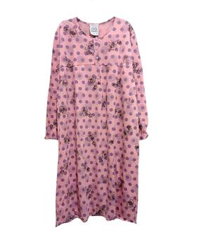 Moquette Amelie женская хлопковая ночная рубашка с длинным рукавом 