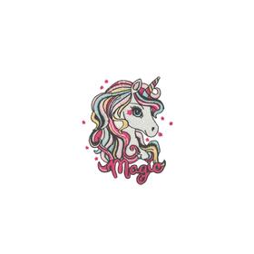GREMBIULE SCUOLA BAMBINA ANDY&amp;GI&ograve; 90326 RICAMO UNICORNO 