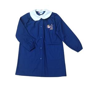 GREMBIULE SCUOLA BAMBINA 90292 RICAMO LOVE 