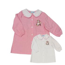GREMBIULE ASILO BAMBINA ANDY&amp;GI&ograve; 90278 RICAMO UNICORNO 