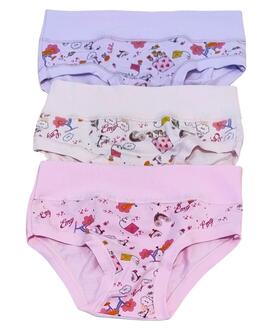 Slip bambina in cotone elasticizzato Emy B2986 