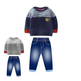 COMPLETO BAMBINO MAGLIONE E JEANS BOYZONE BB38057 