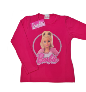 BARBIE digital print long-sleeved T-Shirt for girls 4-12 Years 