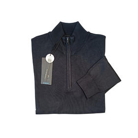 MAGLIA UOMO LUPETTO MEZZA ZIP IN VISCOSA BACI&amp;ABBRACCI 450002 