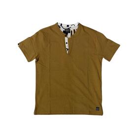 MEN&#39;S COTTON T-SHIRT WITH BUTTONS BACI&amp;ABBRACCI BAM5448 
