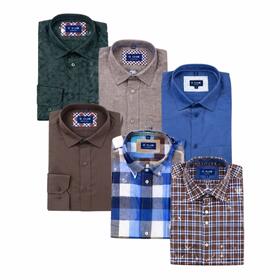Camicia da uomo a maniche lunghe in flanella Bahamas G-CLUB M-XXL 