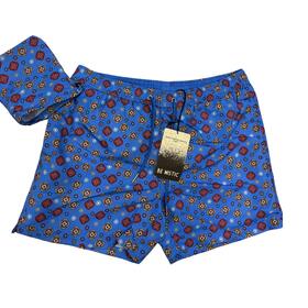 BE MISTIC 24118 MAIOLICA PRINT SWIM SHORTS 