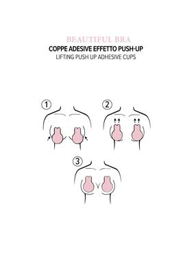 Coppe adesive effetto push-up LoveandBra Beautiful Bra 