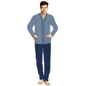 MEN'S OPEN COTTON JERSEY PAJAMAS BIP BIP 3794 (4-7) 