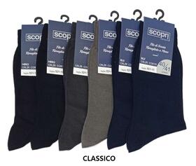 Men's short sock in Scottish thread Discover Prisco Boeing 