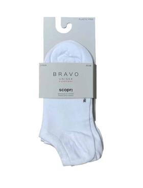 Minicalza unisex in cotone elasticizzato Scopri Bravo TRI-PACK 
