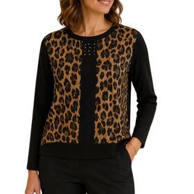 Maglia donna animalier Chiara Autieri ma4127 