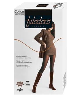 Collant donna in cotone e cashmere Filodoro Cotton Cashmere 