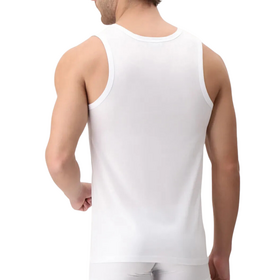 MEN&#39;S WIDE SHOULDER COTTON TANK TOP CAGI 1106 