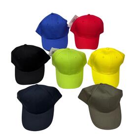 UNISEX SOLID COLOR BASEBALL CAP 
