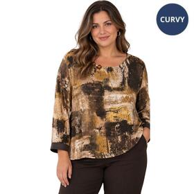 Casacca donna curvy Carla Ferroni 50363 
