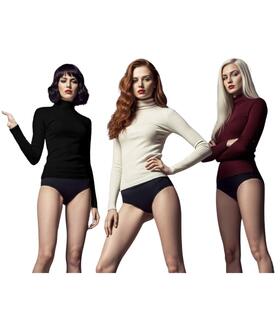 &nbsp;a costeMaglia donna a manica lunga in cashmere ultralight Prisco Cash COSTA 