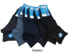 Short men's loose socks in elasticated thread Discover Calze Clip 