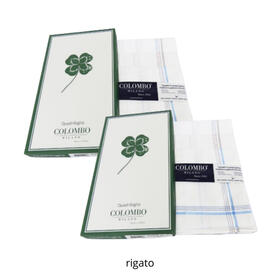 Fazzoletto in cotone uomo Colombo Quadrifoglio&nbsp; 