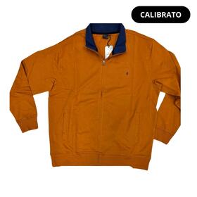 FELPA FULLZIP OVER UOMO COTONE COVERI OFE3379 3XL - 6XL&nbsp; 