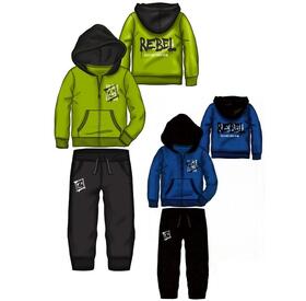 CHILD&#39;S OPEN TRACKSUIT WITH DOUBLE HOOD 67114 3-8 YEARS 